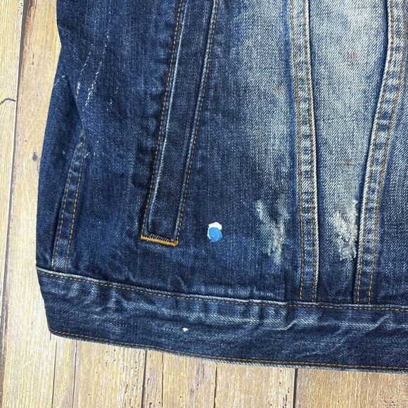 Cult Of Individuality Jean Vest XXL 2XL Distressed - Picture 9 of 10